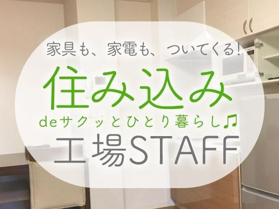 【日払いあり!】☆寮完備&時給1250円でがっつり稼げる製造スタッフ!【月収例29万2000円】の詳細画像